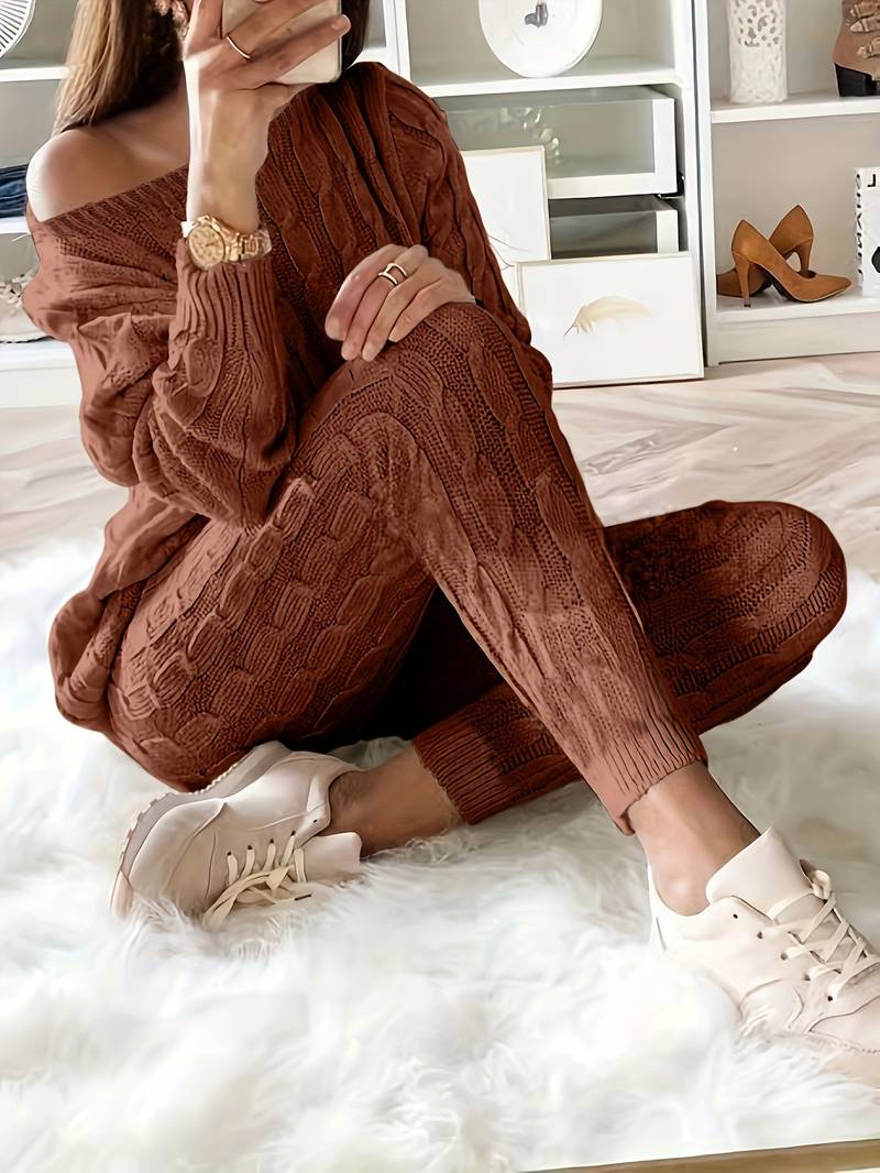Women's Matching Lounge Set for Relaxing at Home | Casual Loungewear Suit for Everyday Comfort | Size S-3XL