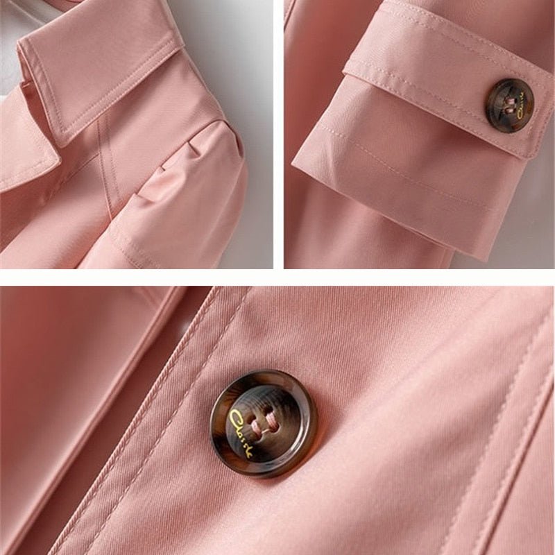Womens Coat | For Winter | Size XS-2XL | Beige, Black, Khaki, Pink