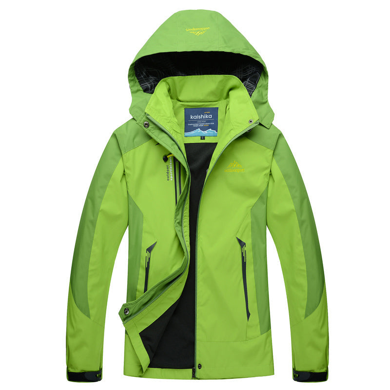 Women's Waterproof Rain Jacket | For Winter | Size M-3XL | Light Red, Green, Violet, Red