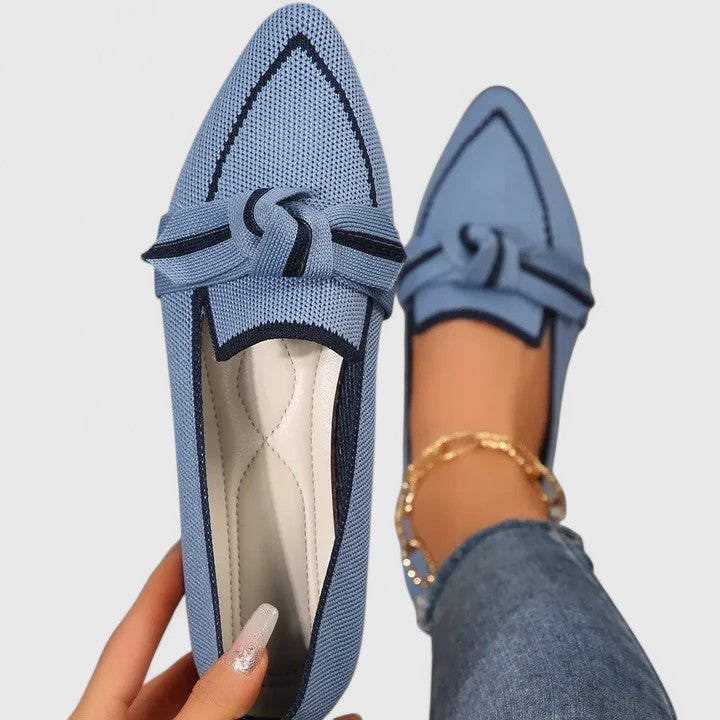 Women's Slip-On Loafers with Almond Toe and Cushioned Insole | Low Profile Everyday Shoes with Grippy Outsole | Size 6.5-11