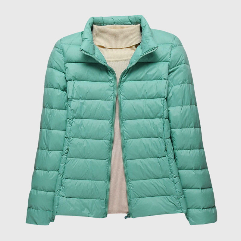Women's Lightweight Quilted Puffer Jacket, Windproof and Waterproof | Warm Outerwear for Fall and Winter | Size S-3XL