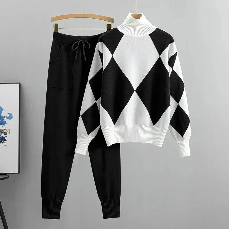 Women's Tailored Two Piece Set for Everyday Wear | Warm Without Bulk, Clean Relaxed Lines | Size S-2XL, 4 Colors