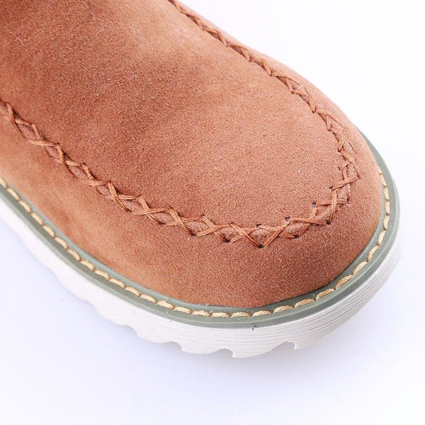 Women's Waterproof Snow Boots with Warm Padded Lining | Mid Calf Shaft, Cushioned Footbed | Size 5.5-12.5