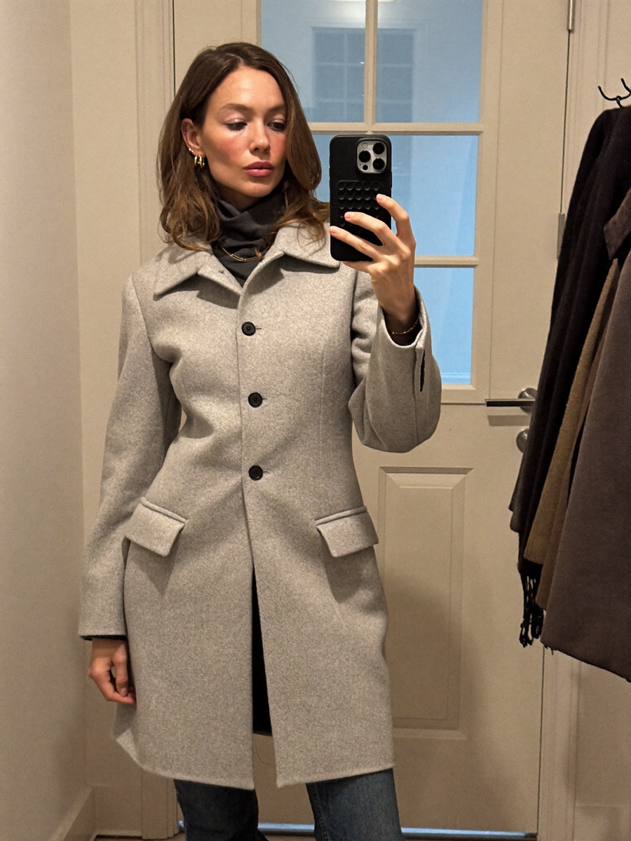 Everyday warmth in our structured coat
