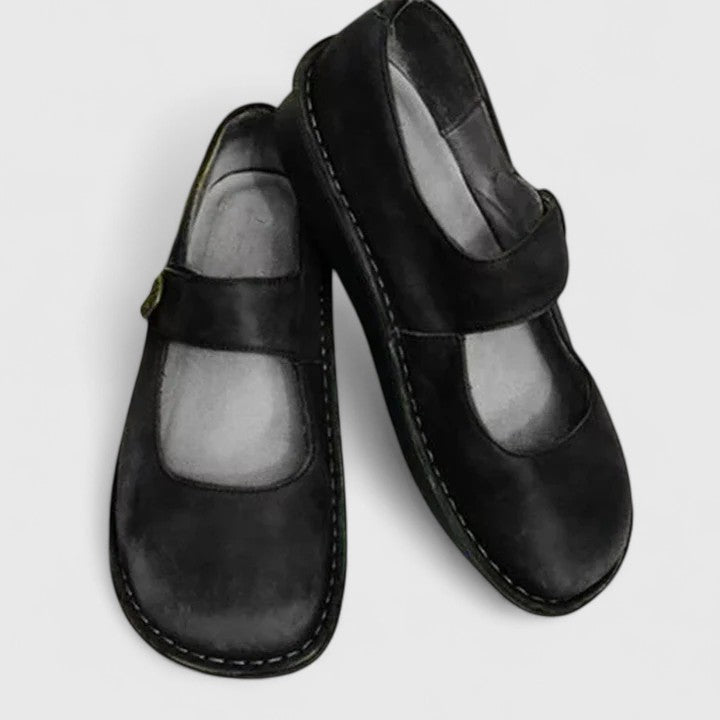 Women's Orthopedic Dress Shoes with Cushioned Insole | Flexible Breathable Fit, Closed Toe | Size 5.5-9, 4 Colors