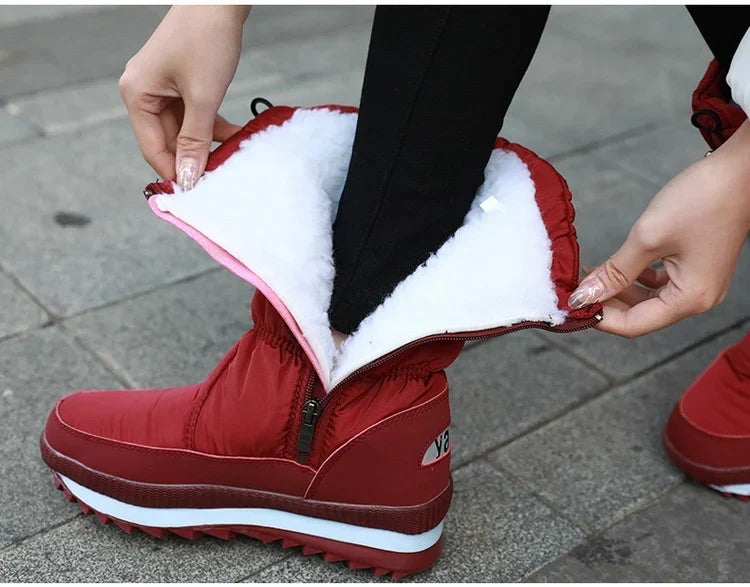 Women's Block Heel Boots with Side Zip and Cushioned Footbed | Fall and Winter Footwear | Size 4-12