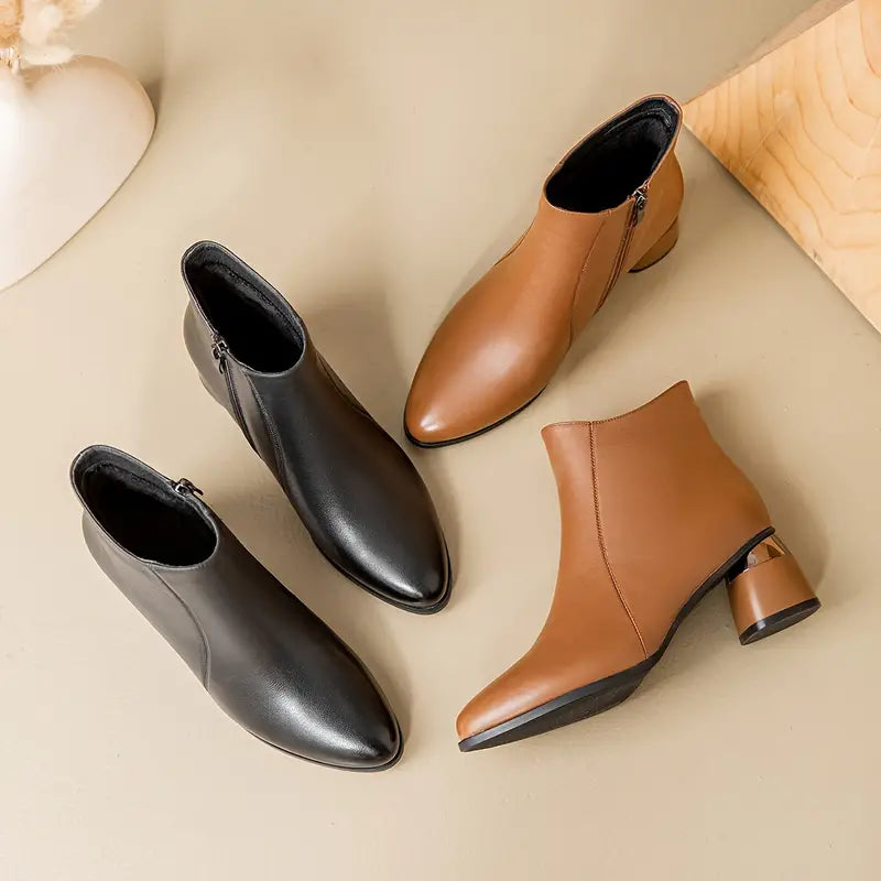 Women's Fall and Winter Boots with Cushioned Footbed | Casual Shoes with Everyday Grip Sole | Size 5.5-9