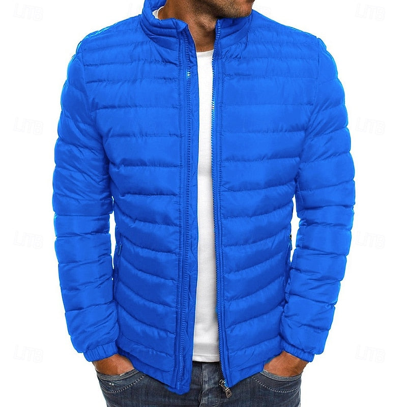 Women's Puffer Jacket with Down Filling and Zip Closure | Pockets, Side Pockets | For Winter | Size S-2XL