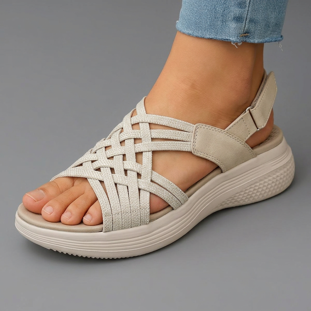 Women's Lightweight Orthopedic Sandals - Apricot