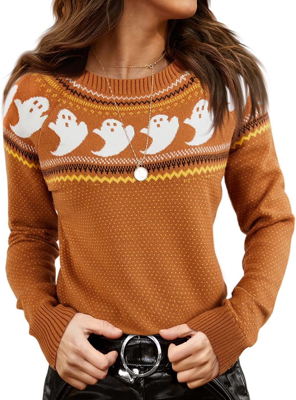 Women's Cable Knit Turtleneck Sweater with Ribbed Cuffs | Relaxed Fit Roll Neck Winter Pullover | Size S-2XL