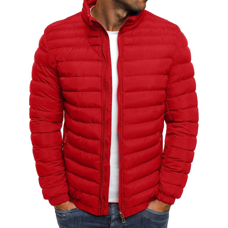 Women's Puffer Jacket with Down Filling and Zip Closure | Pockets, Side Pockets | For Winter | Size S-2XL