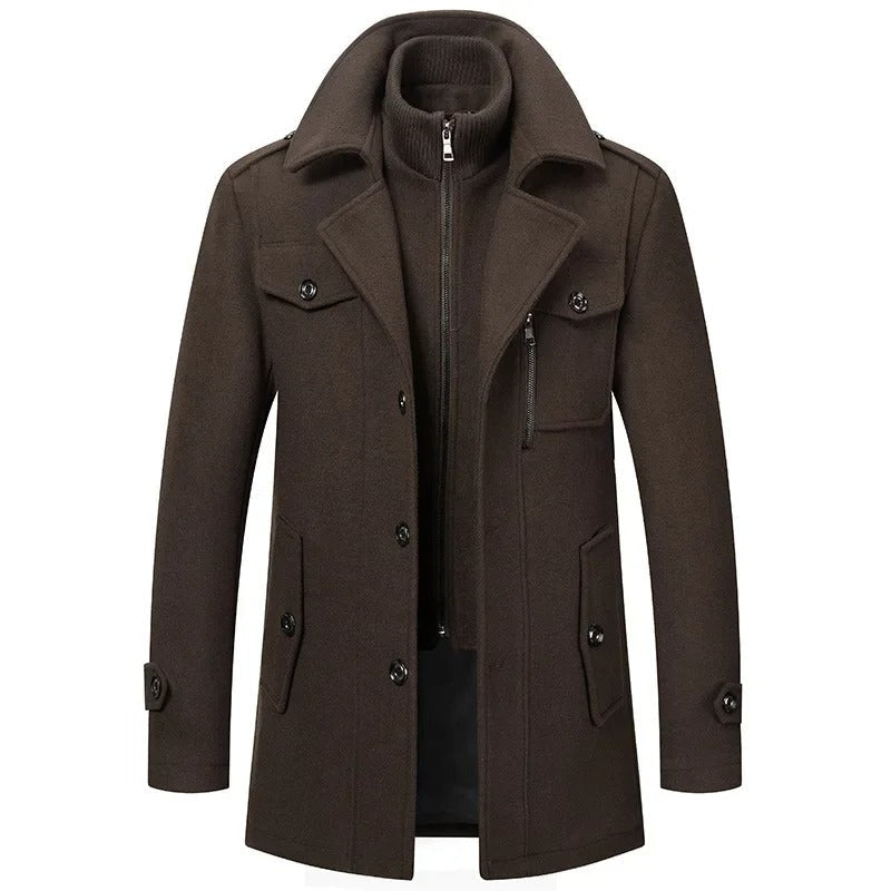 Men's Men's Sweater with Lining and Water Repellent | For Winter | Size M-6XL | Black, Grey, Brown, Coffee, Blue