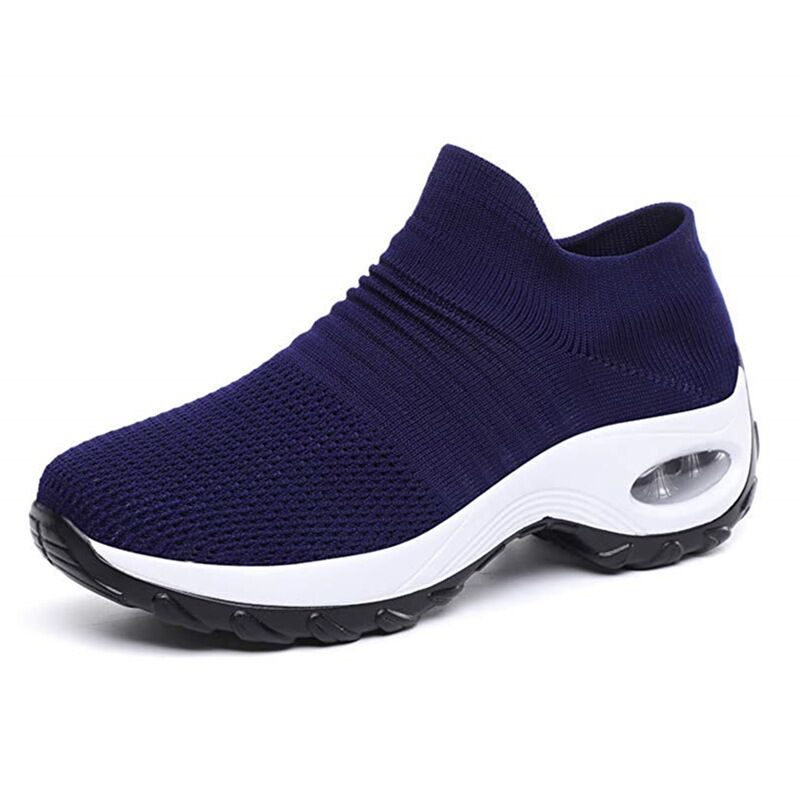 Women's Lightweight Sneakers with Padded Insole | Breathable Walking Shoes on a Cushioned Sole | Size 5.5-10, 8 Colors