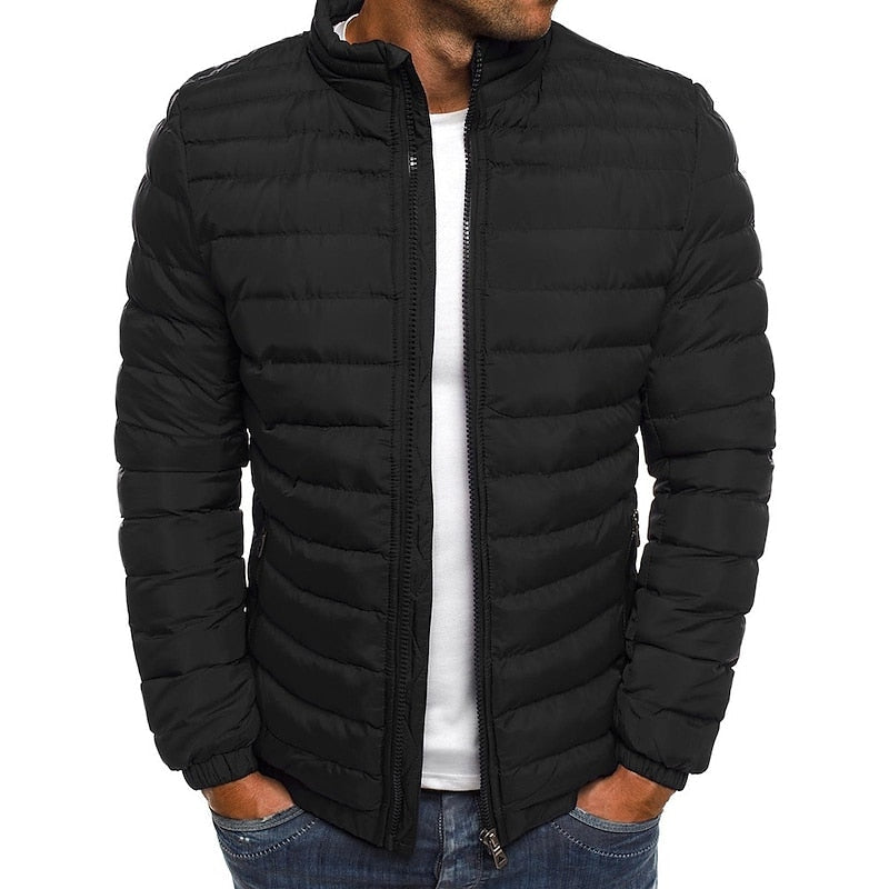 Women's Puffer Jacket with Down Filling and Zip Closure | Pockets, Side Pockets | For Winter | Size S-2XL